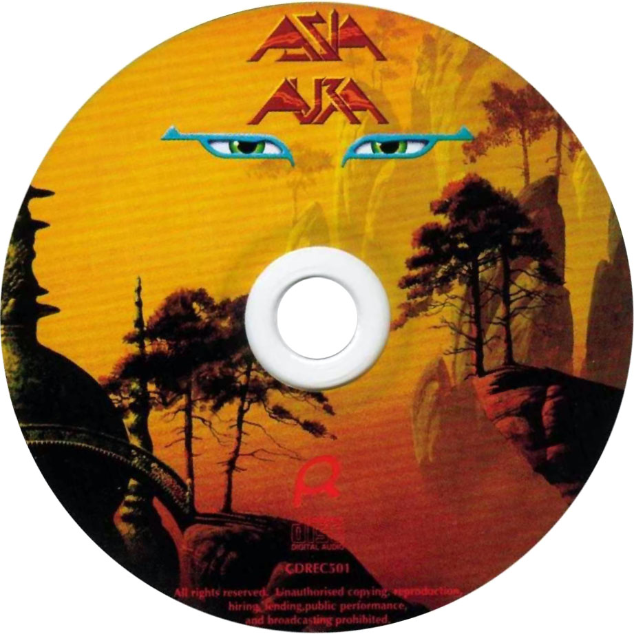 Cartula Cd de Asia - Aura