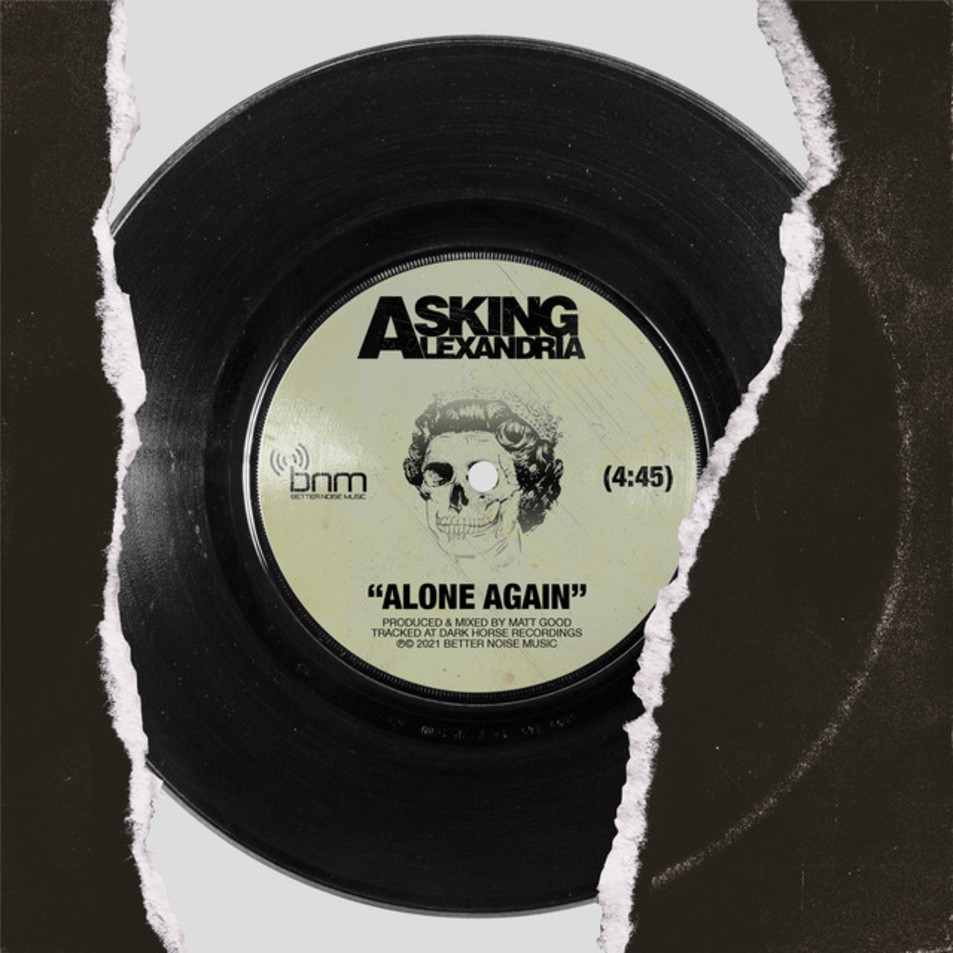 Cartula Frontal de Asking Alexandria - Alone Again (Cd Single)