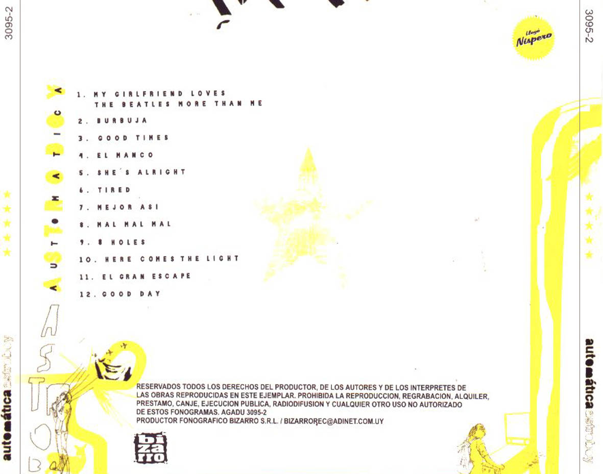 Cartula Trasera de Astroboy - Automatica