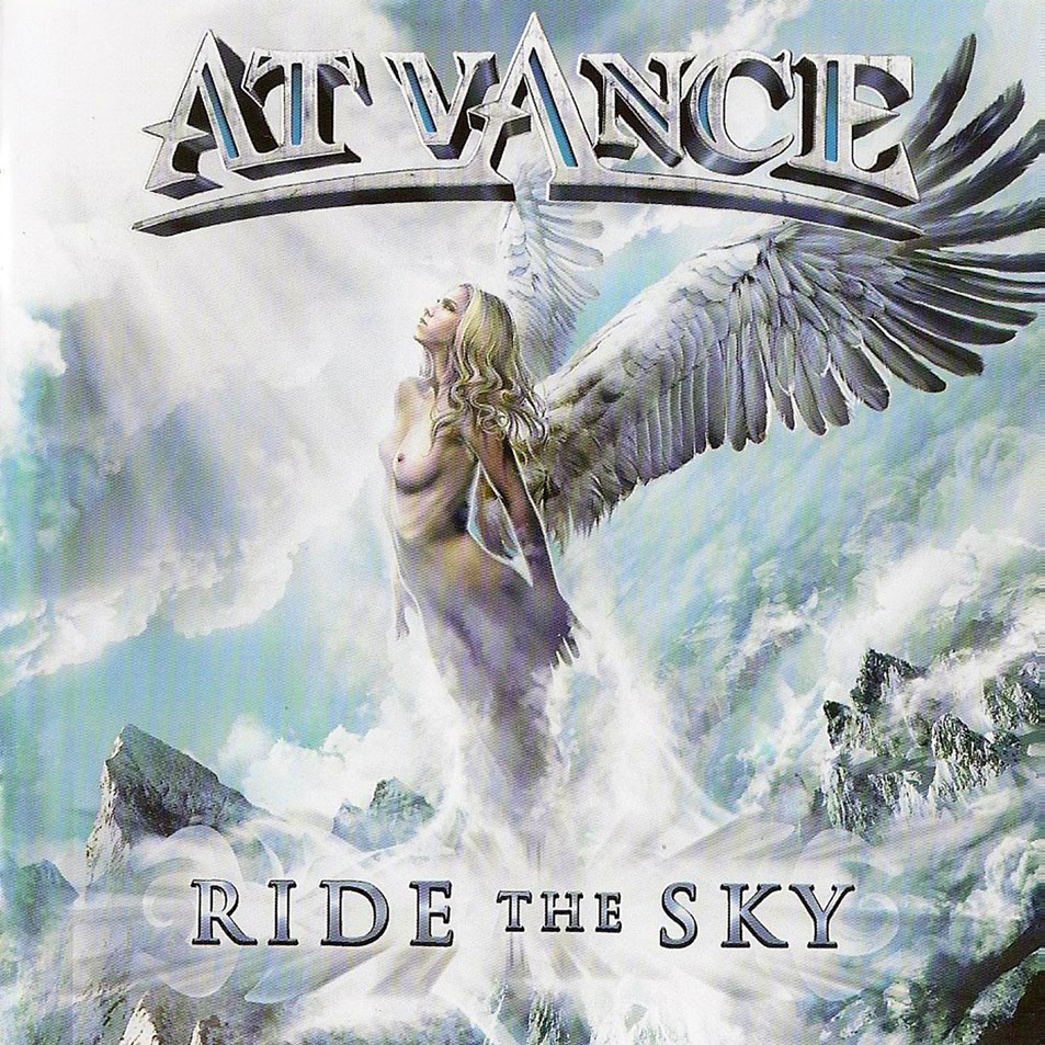 Cartula Frontal de At Vance - Ride The Sky