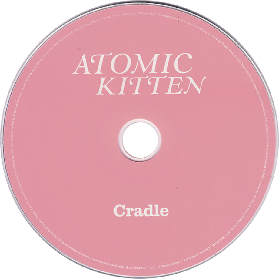 Cartula Cd de Atomic Kitten - Cradle (Cd Single)