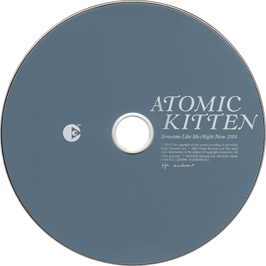 Cartula Cd de Atomic Kitten - Someone Like Me (Cd Single)