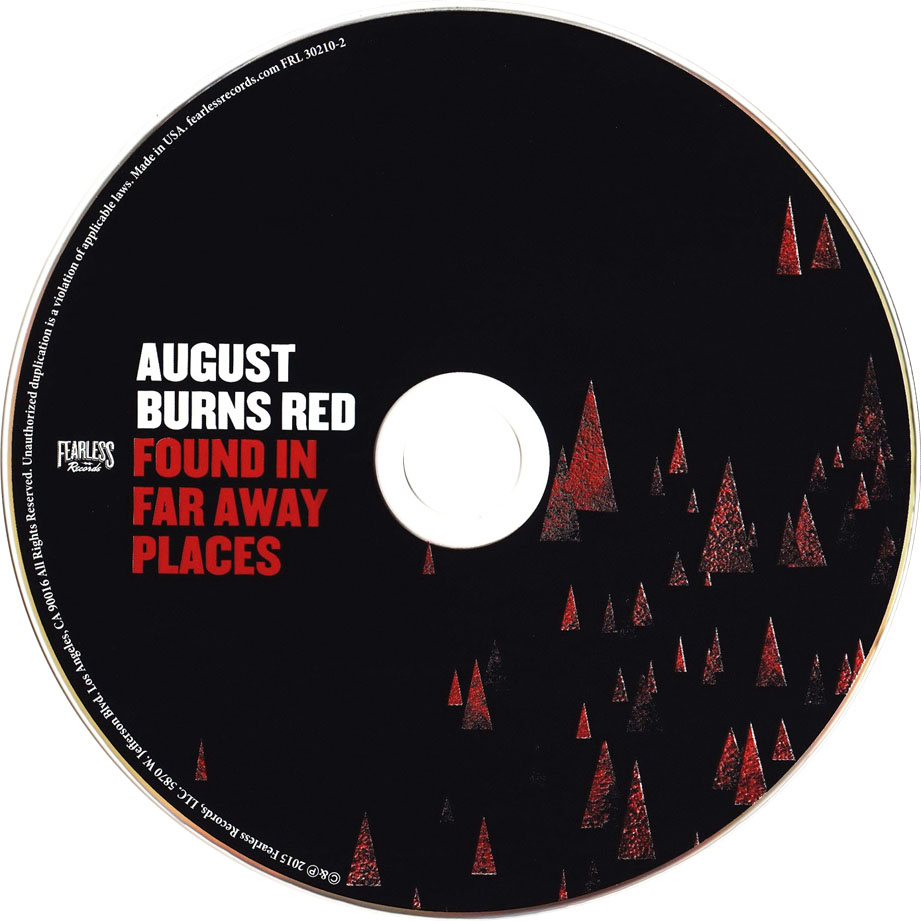 Cartula Cd de August Burns Red - Found In Far Away Places