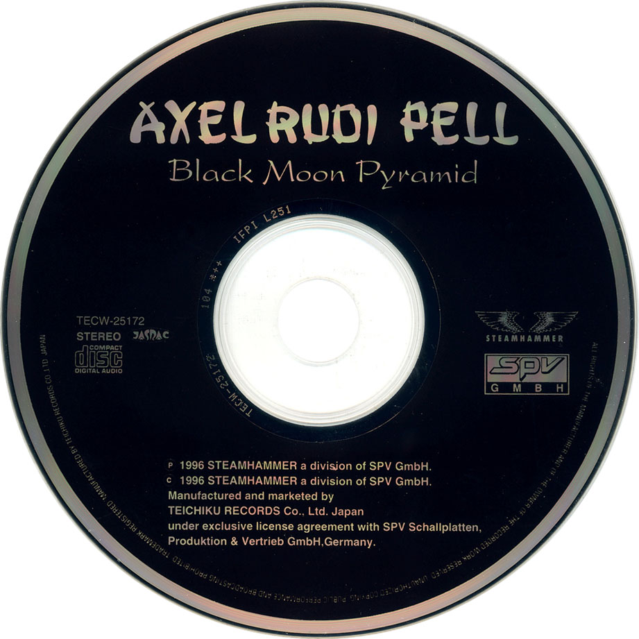 Cartula Cd de Axel Rudi Pell - Black Moon Pyramid