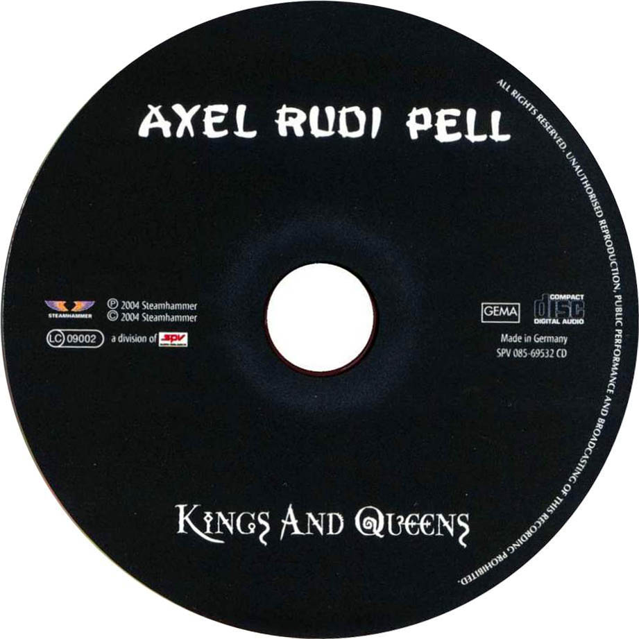 Cartula Cd de Axel Rudi Pell - Kings And Queens
