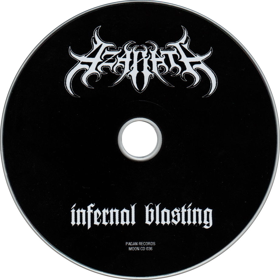 Cartula Cd de Azarath - Infernal Blasting
