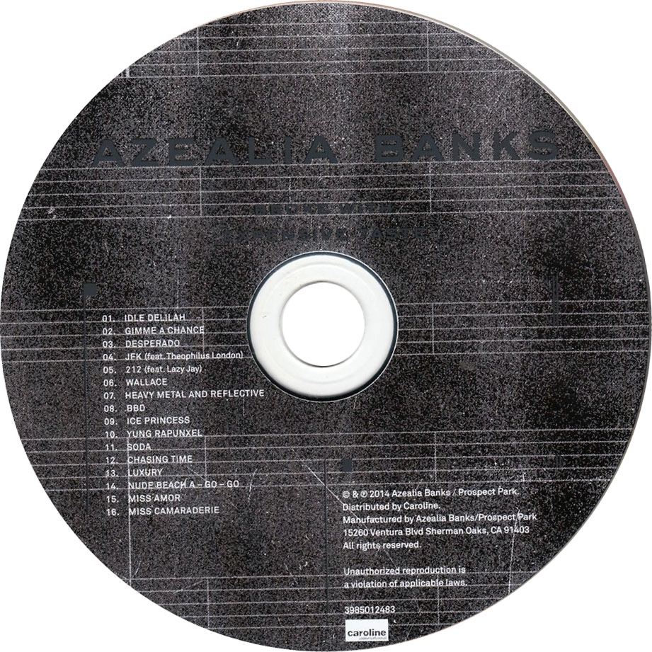 Cartula Cd de Azealia Banks - Broke With Expensive Taste