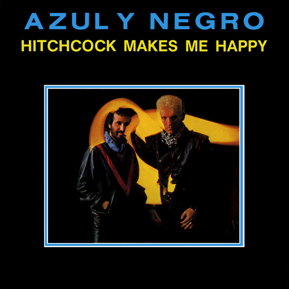 Cartula Frontal de Azul Y Negro - Hitchcock Makes Me Happy (Cd Single)