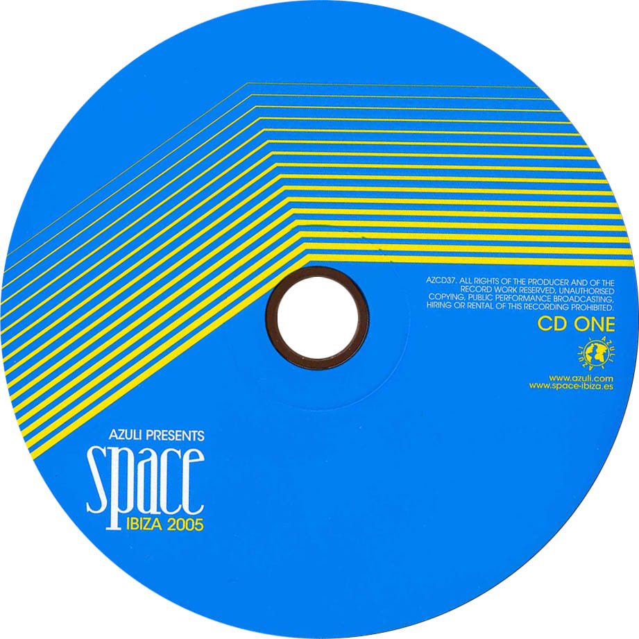 Cartula Cd1 de Azuli Presents Space Ibiza 2005