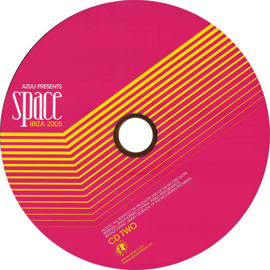 Cartula Cd2 de Azuli Presents Space Ibiza 2005