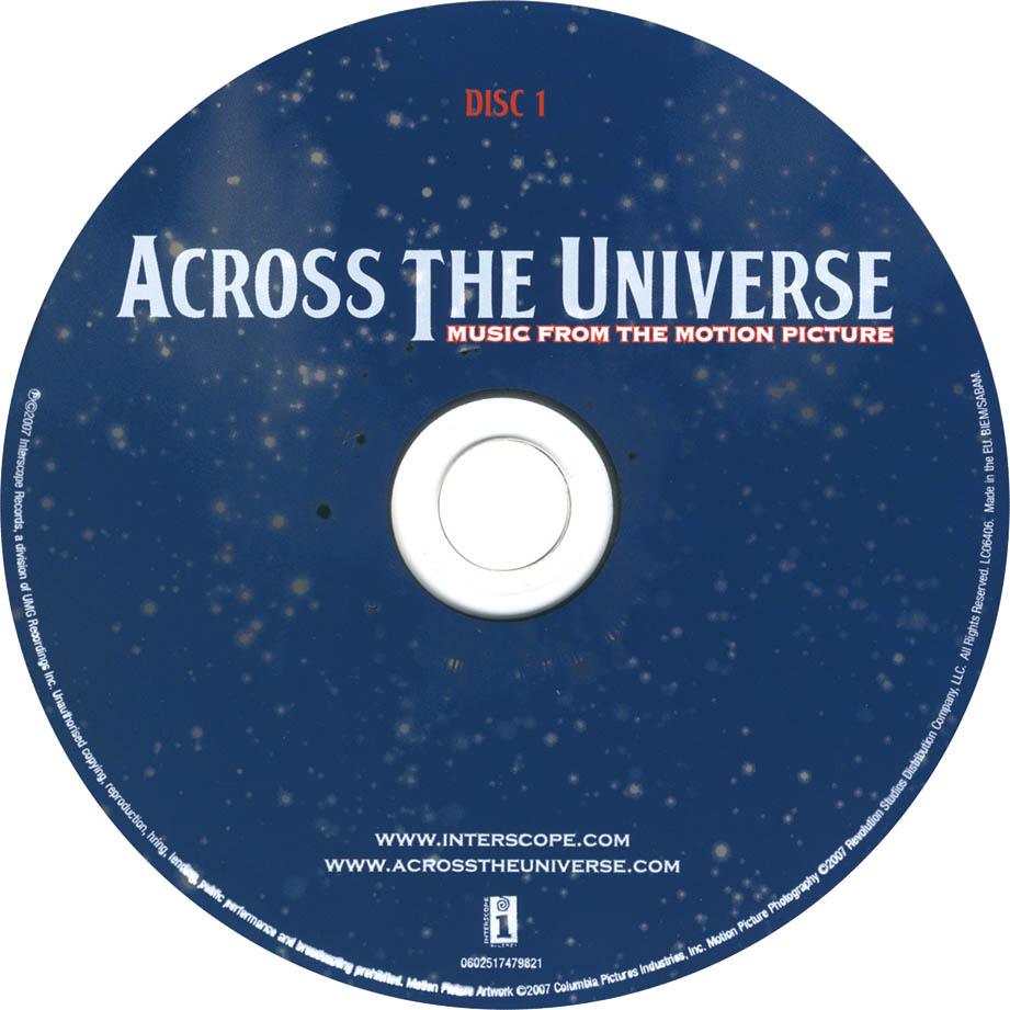 Car�tula Cd1 de Bso Across The Universe (Deluxe Edition)