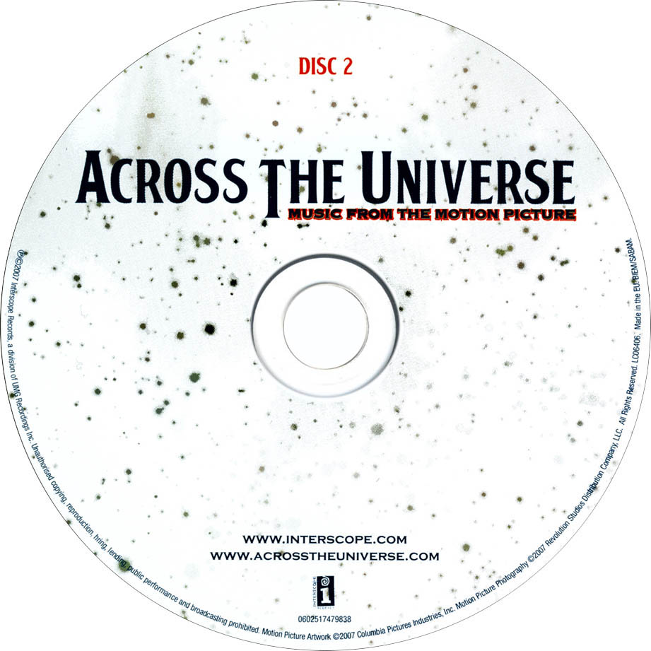 Car�tula Cd2 de Bso Across The Universe (Deluxe Edition)