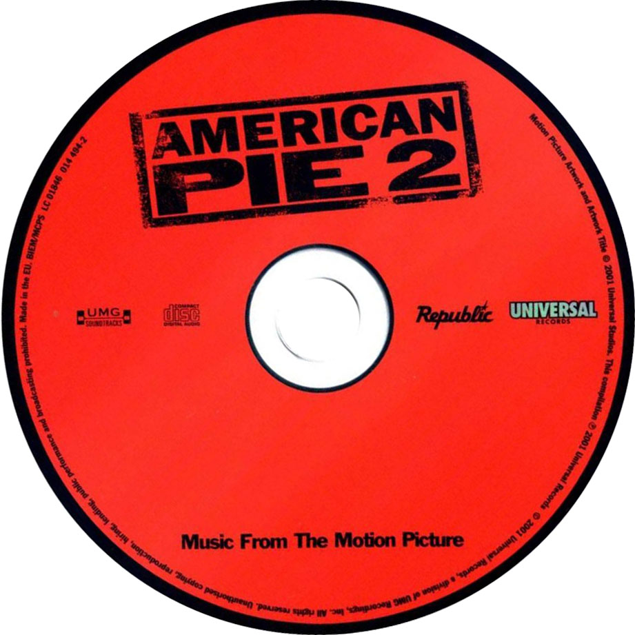 Cartula Cd de Bso American Pie 2