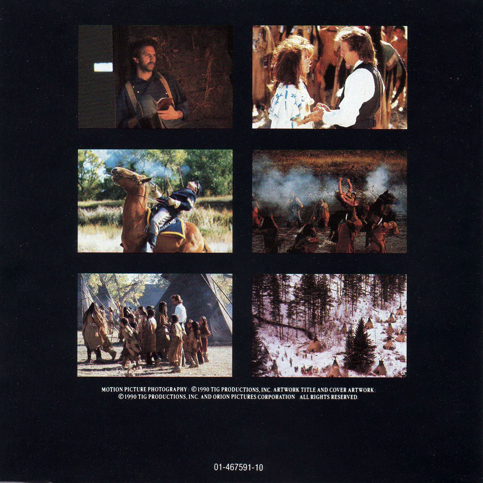 Car�tula Interior Frontal de Bso Bailando Con Lobos (Dances With Wolves)