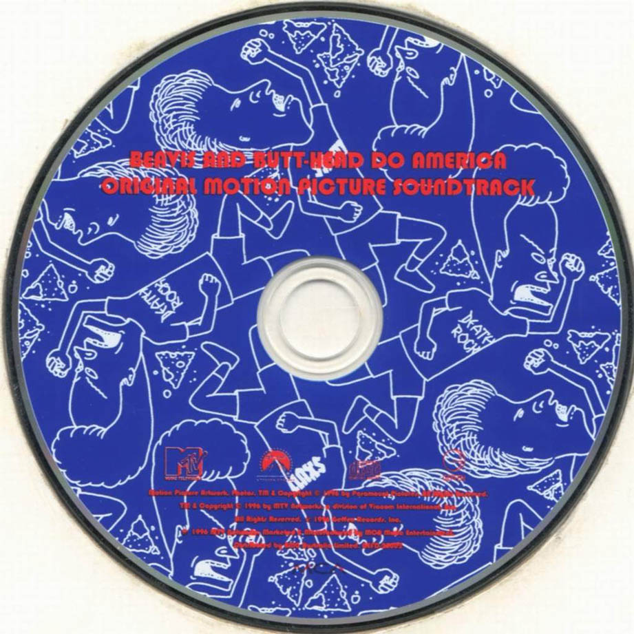 Cartula Cd de Bso Beavis And Butthead Do America