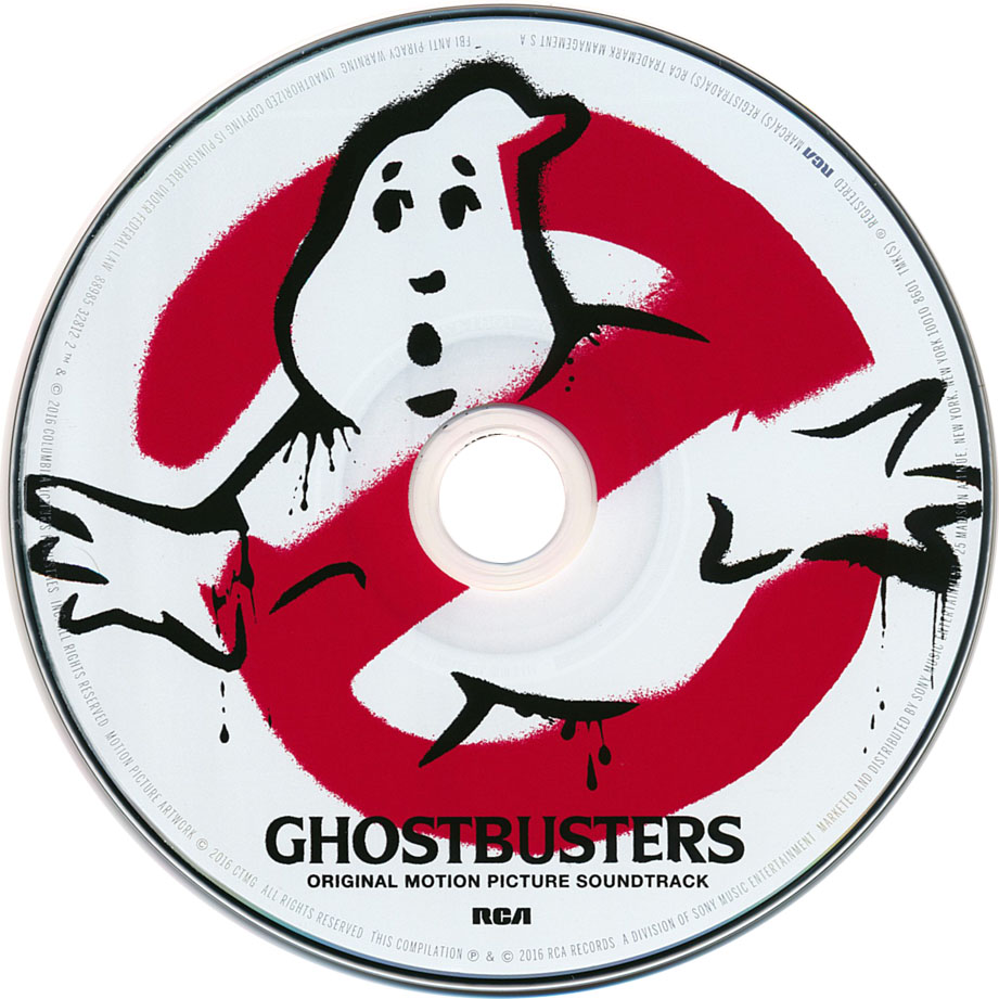 Cartula Cd de Bso Cazafantasmas (Ghostbusters) (2016)