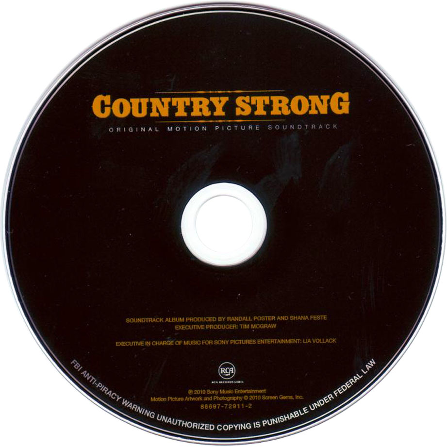 Cartula Cd de Bso Country Strong