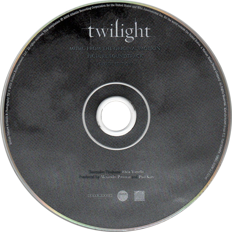 Cartula Cd de Bso Crepusculo (Twilight) (Deluxe Edition)