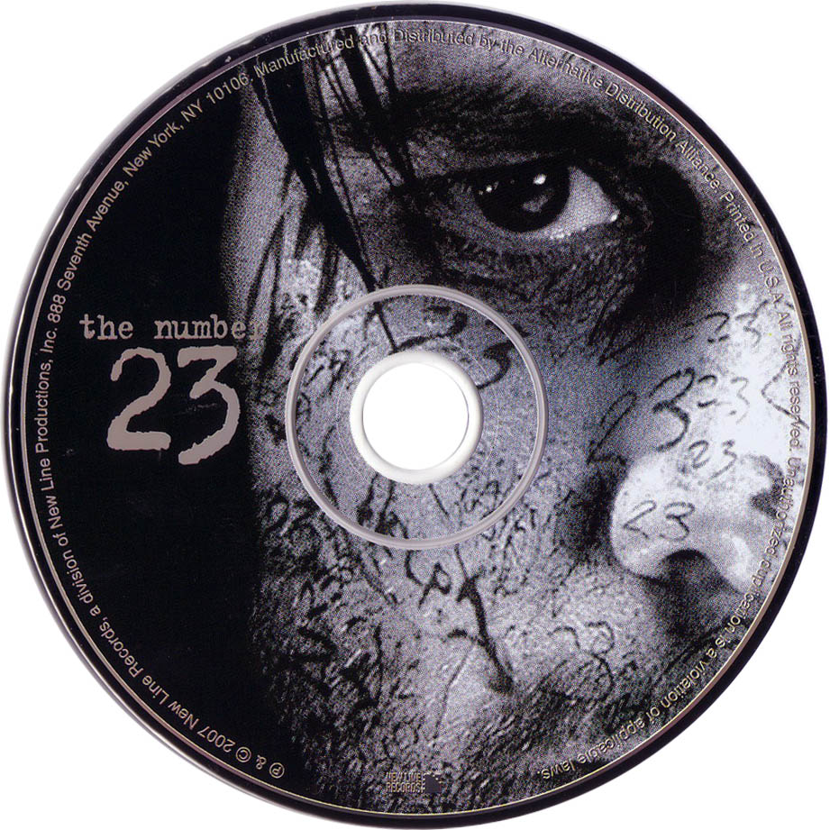 Cartula Cd de Bso El Numero 23 (The Number 23)