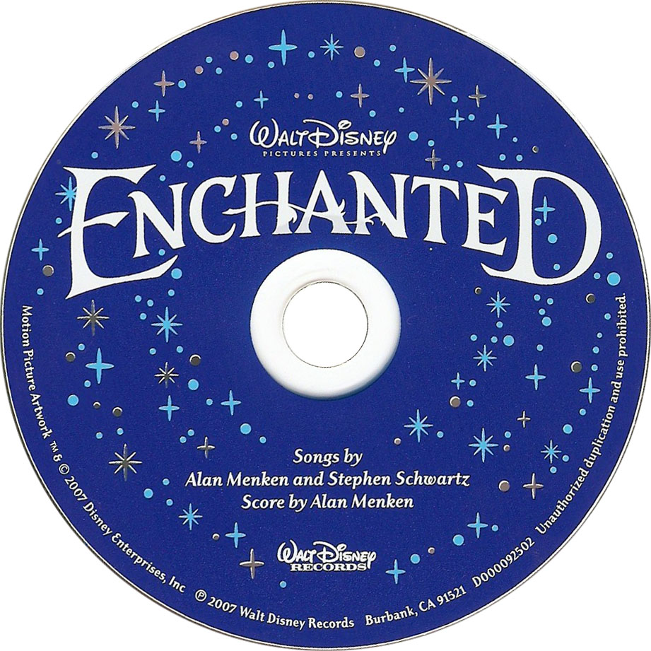 Cartula Cd de Bso Encantada (Enchanted)