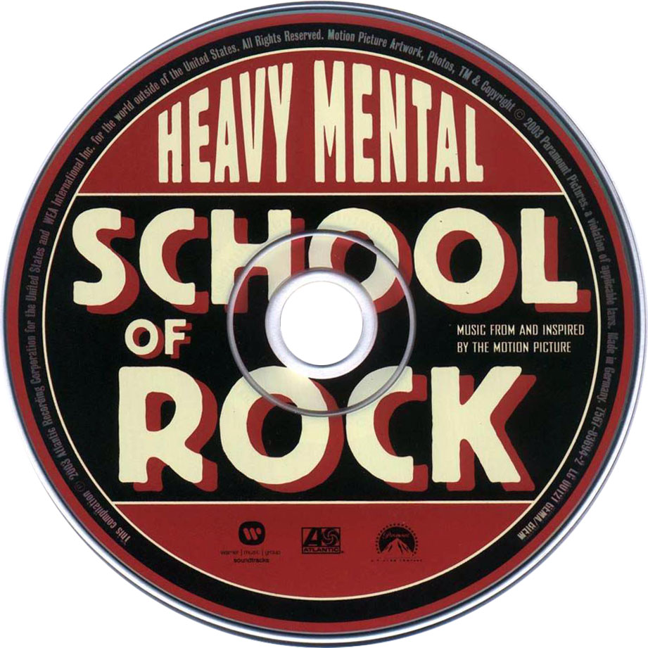 Cartula Cd de Bso Escuela De Rock (School Of Rock)