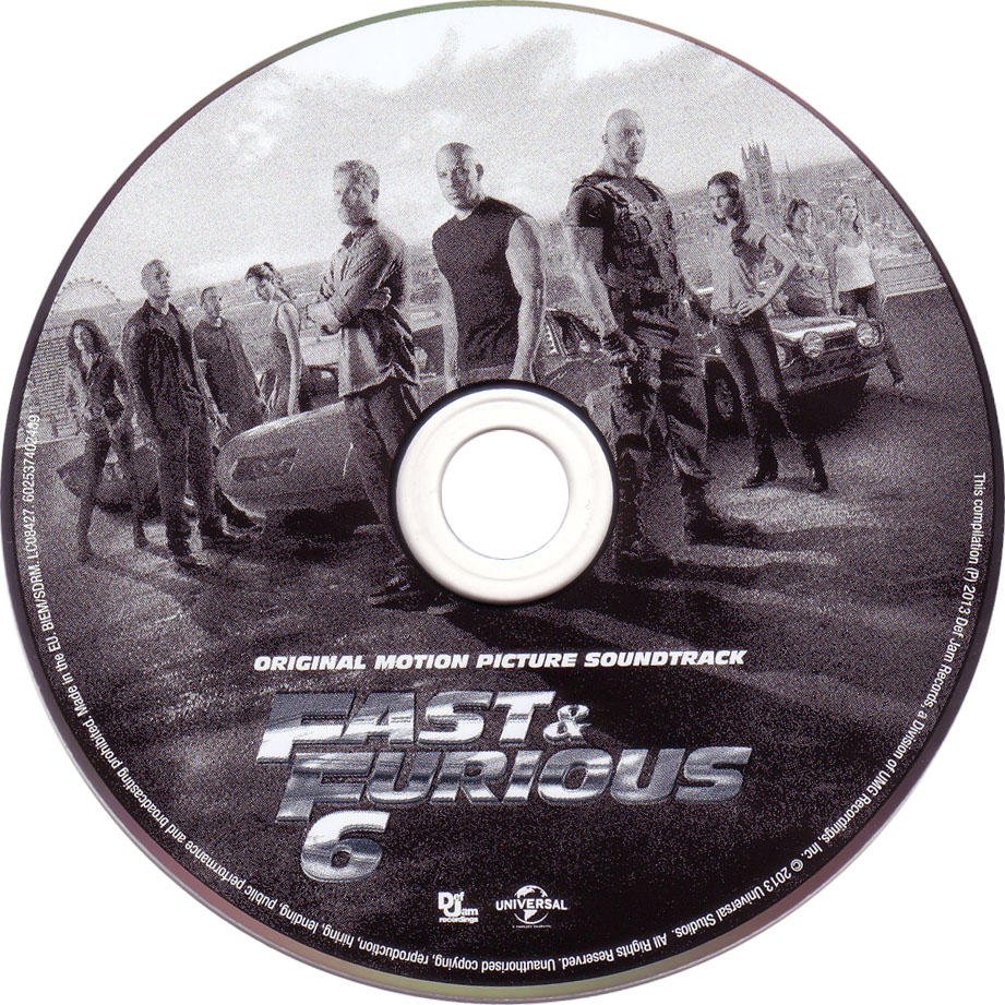 Cartula Cd de Bso Fast & Furious 6