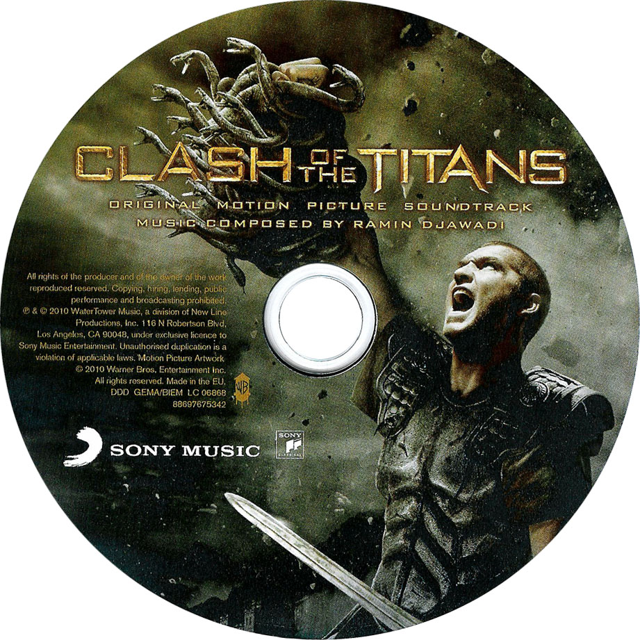 Cartula Cd de Bso Furia De Titanes (Clash Of The Titans)