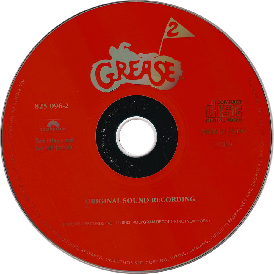 Car�tula Cd de Bso Grease 2