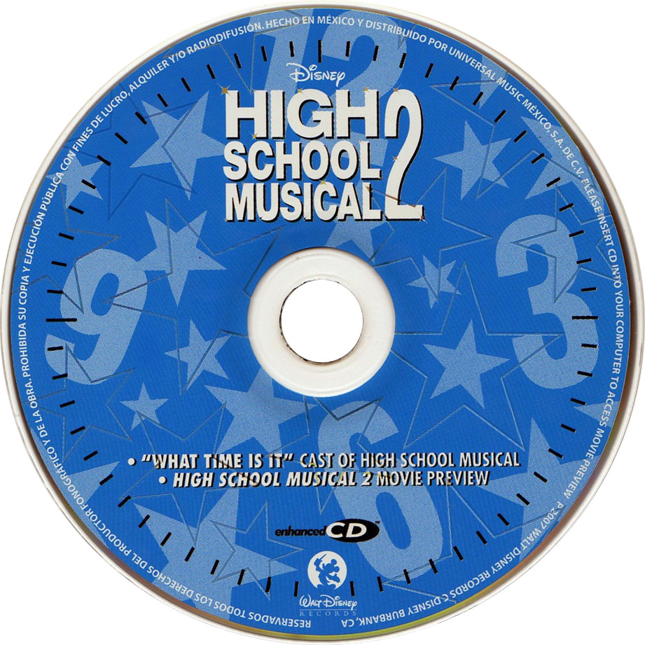 Cartula Cd de Bso High School Musical 2 What Time Is It (Cd Single)