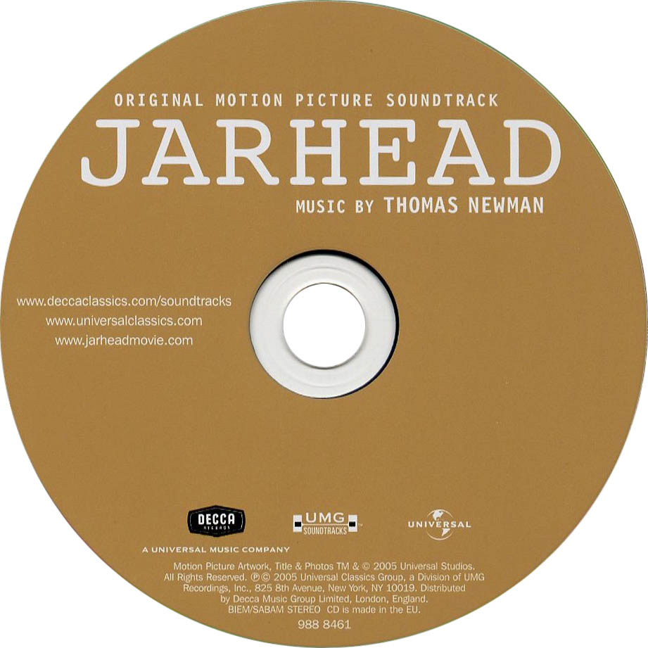 Cartula Cd de Bso Jarhead