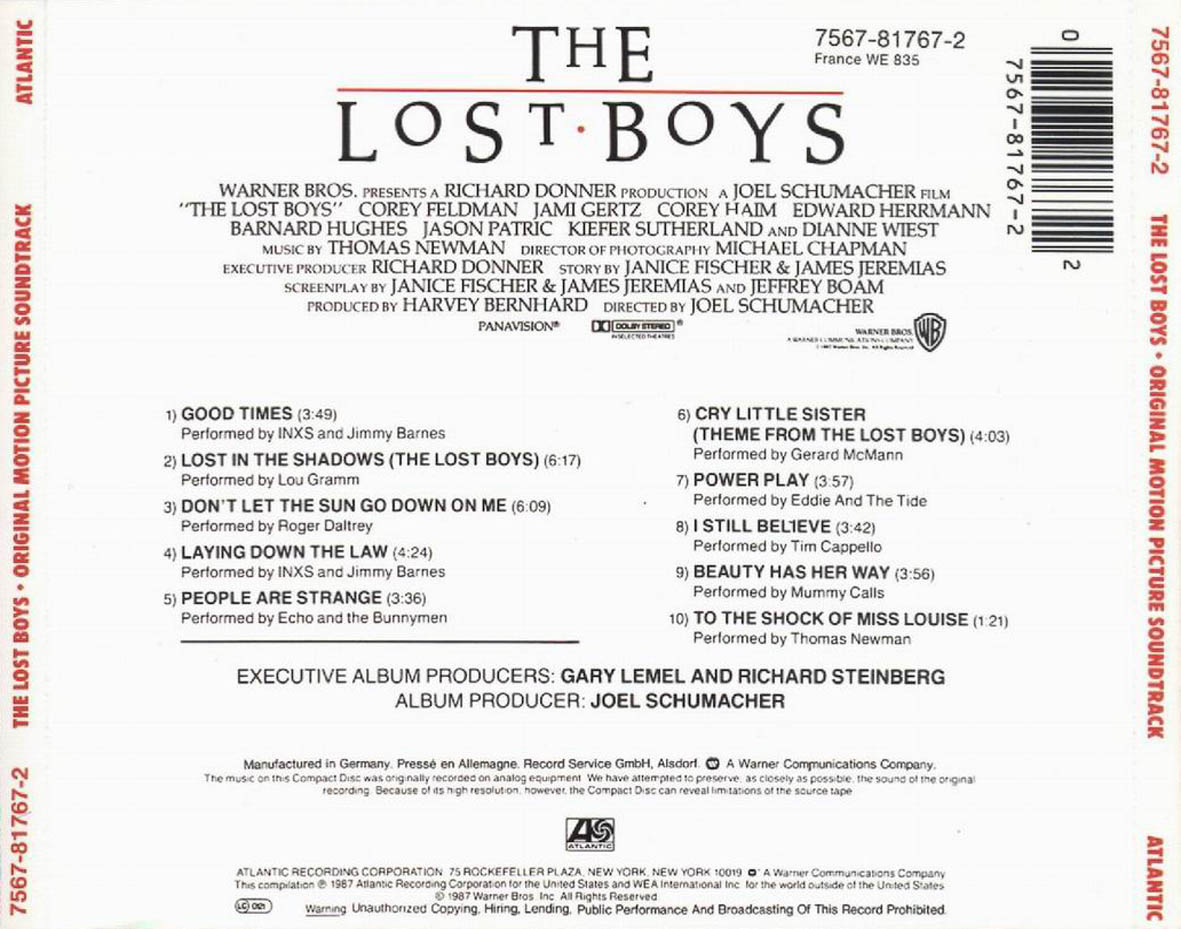 Car Tula Trasera De Bso Jovenes Ocultos The Lost Babes Portada