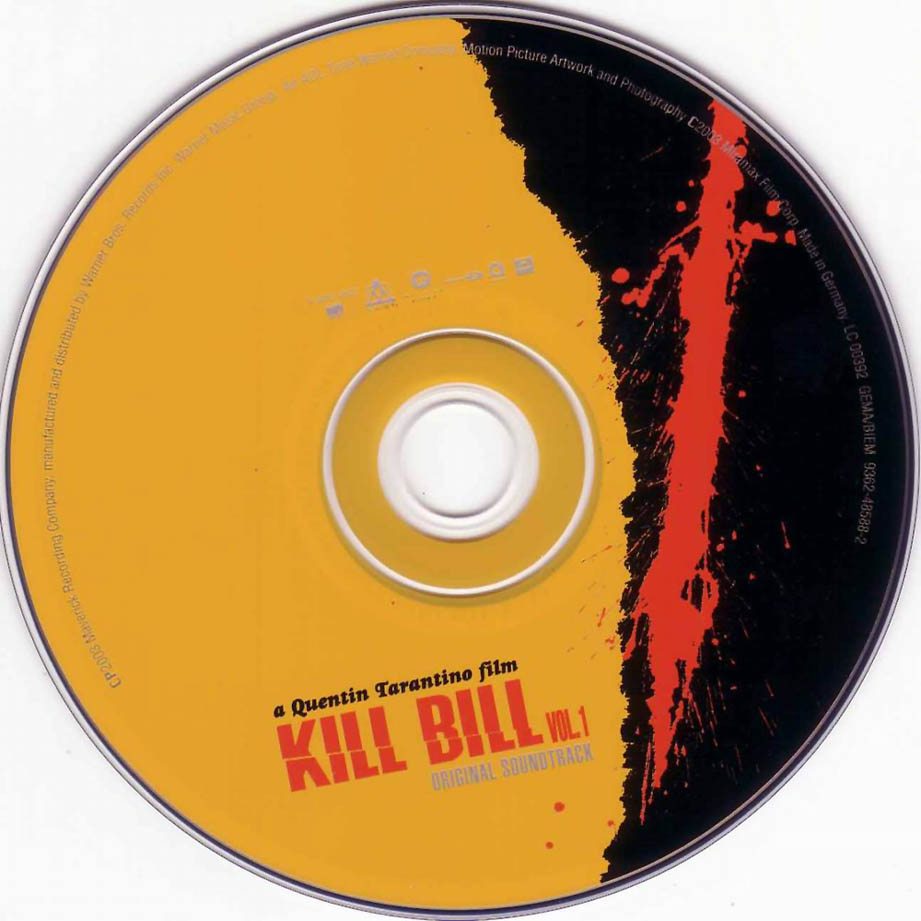 Cartula Cd de Bso Kill Bill Volume 1