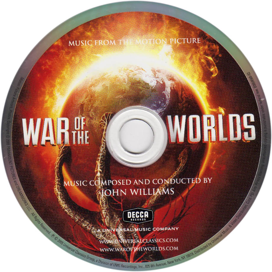 Cartula Cd de Bso La Guerra De Los Mundos (War Of The Worlds)