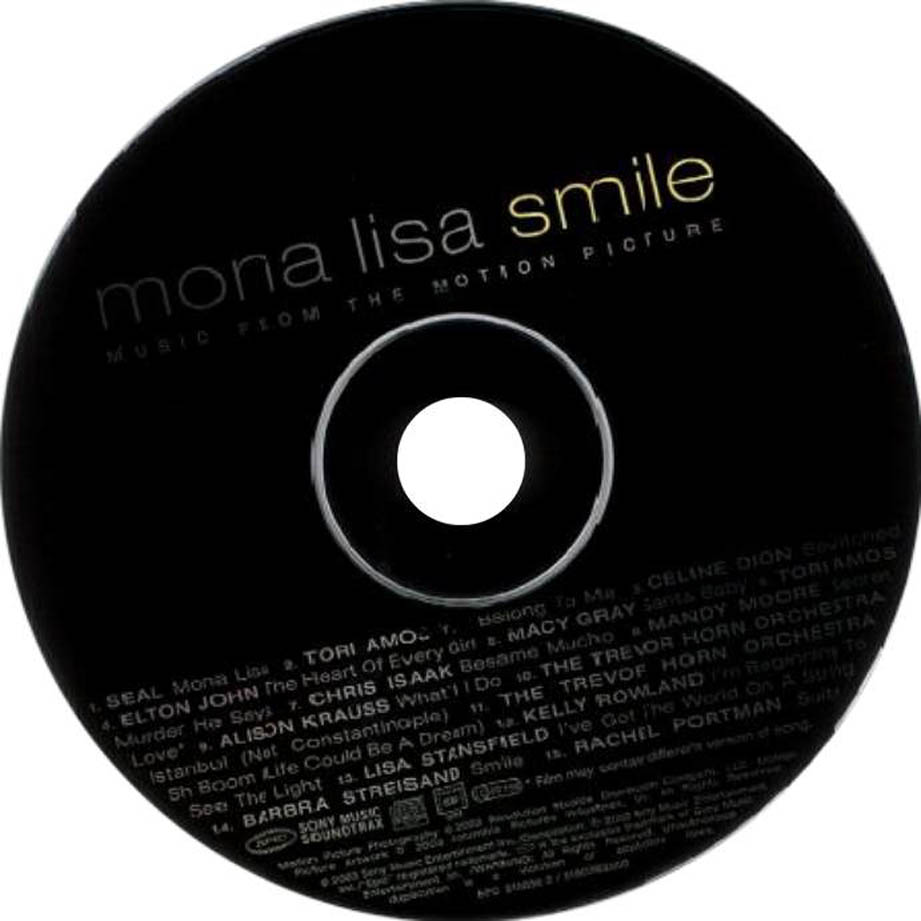 Cartula Cd de Bso La Sonrisa De Mona Lisa (Mona Lisa Smile)