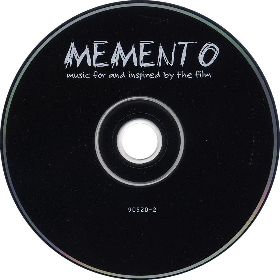 Cartula Cd de Bso Memento