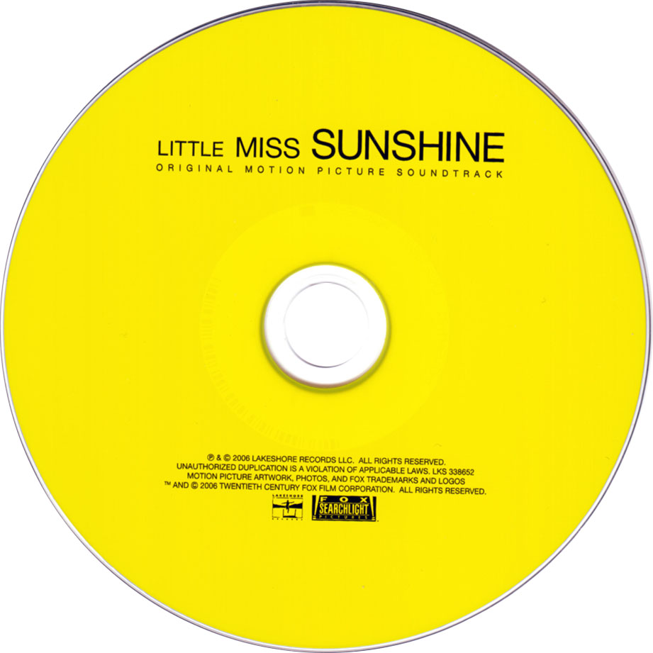 Cartula Cd de Bso Pequea Miss Sunshine (Little Miss Sunshine)