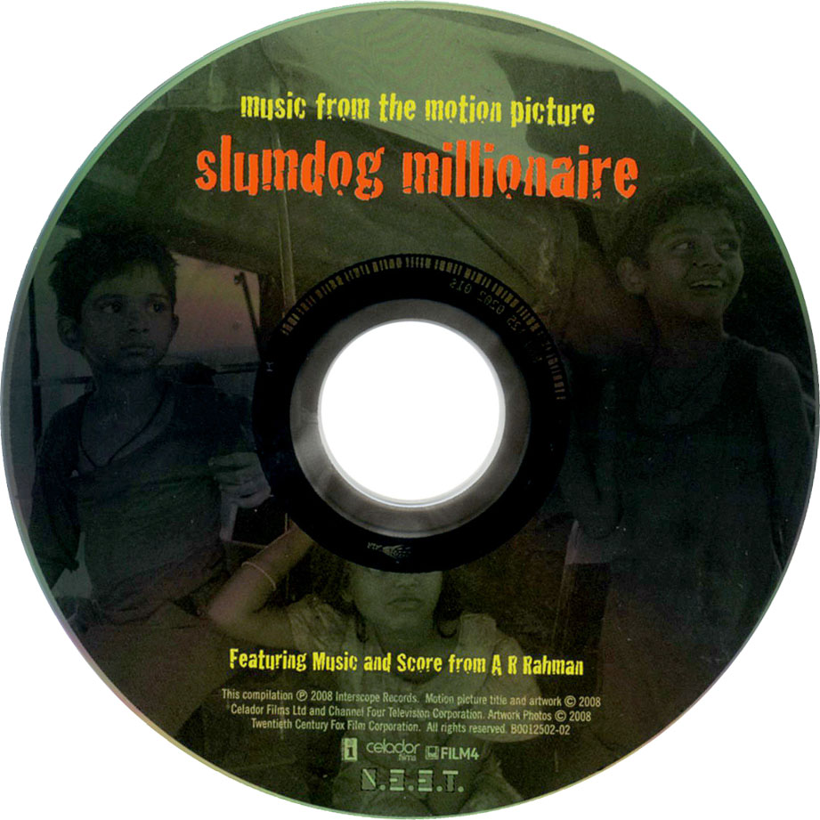 Cartula Cd de Bso Slumdog Millionaire