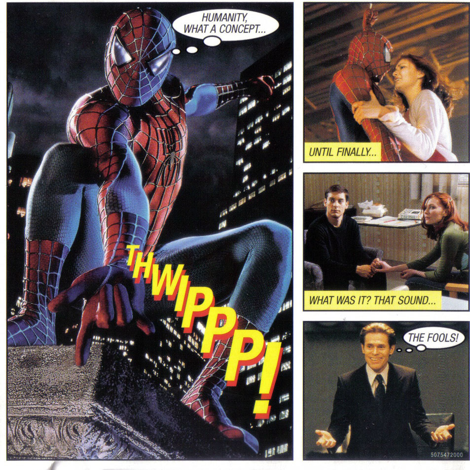 Cartula Interior Frontal de Bso Spider Man