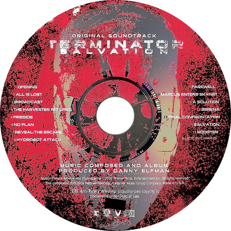 Cartula Cd de Bso Terminator Salvation