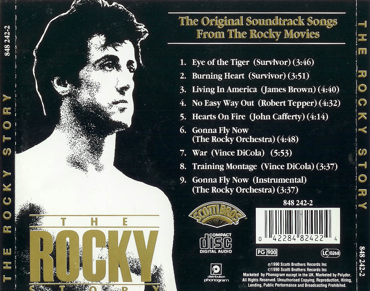 Cartula Trasera de Bso The Rocky Story