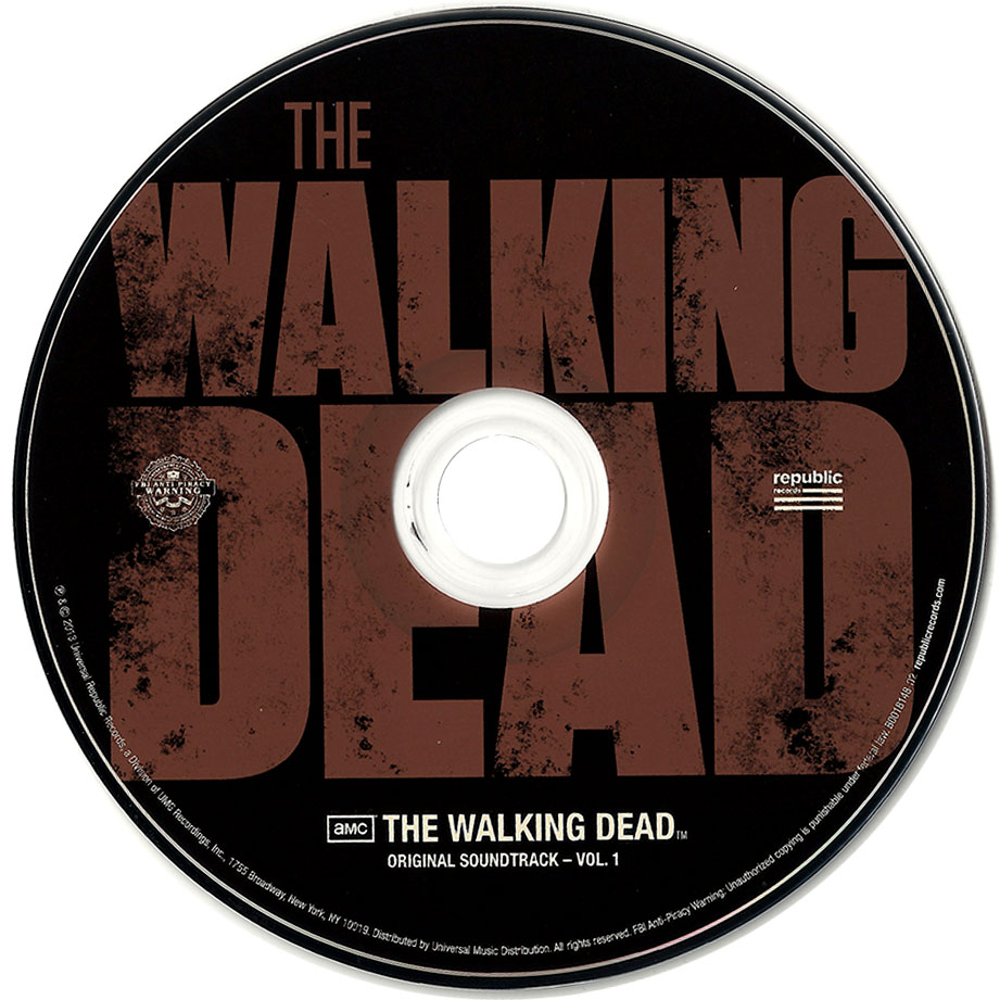 Cartula Cd de Bso The Walking Dead Volume 1