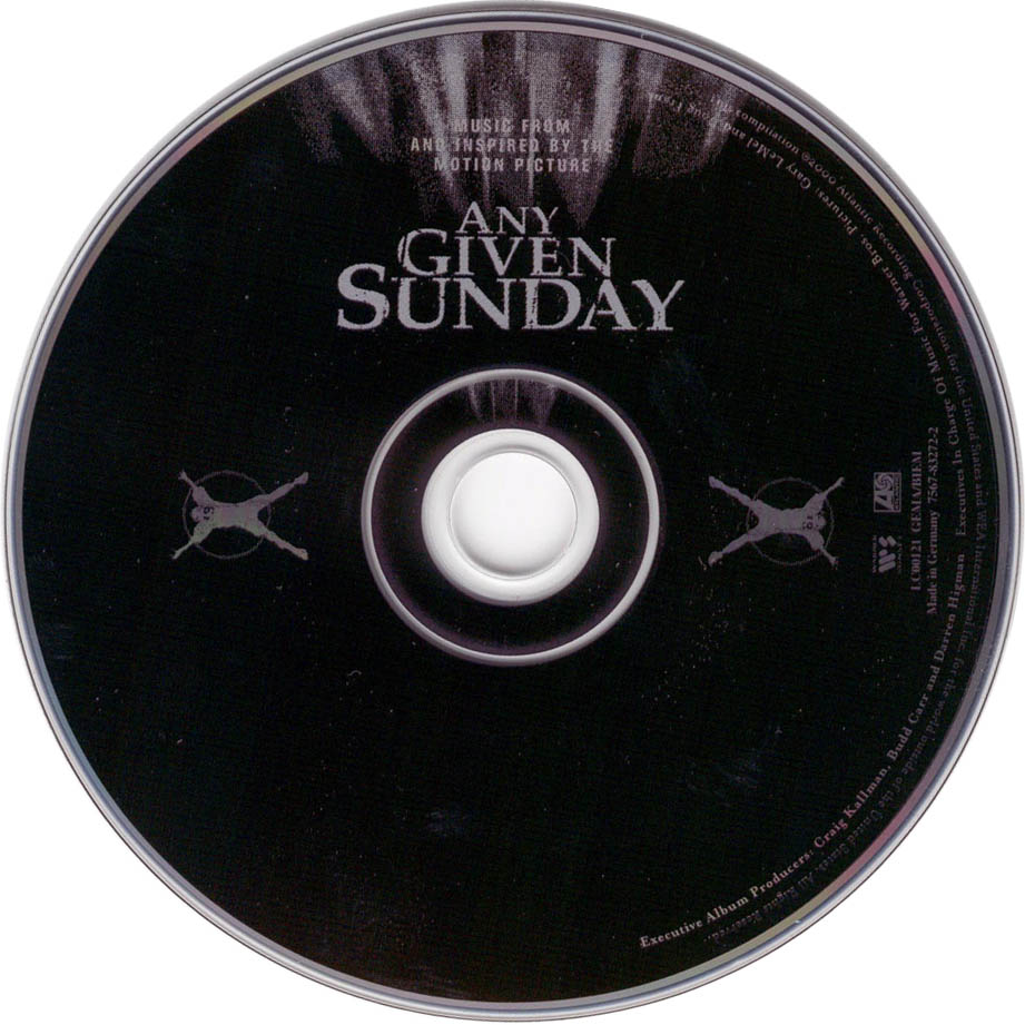 Cartula Cd de Bso Un Domingo Cualquiera (Any Given Sunday)