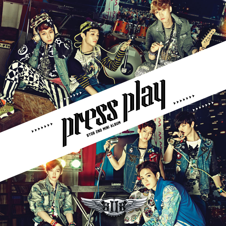 Cartula Frontal de Btob - Press Play (Ep)