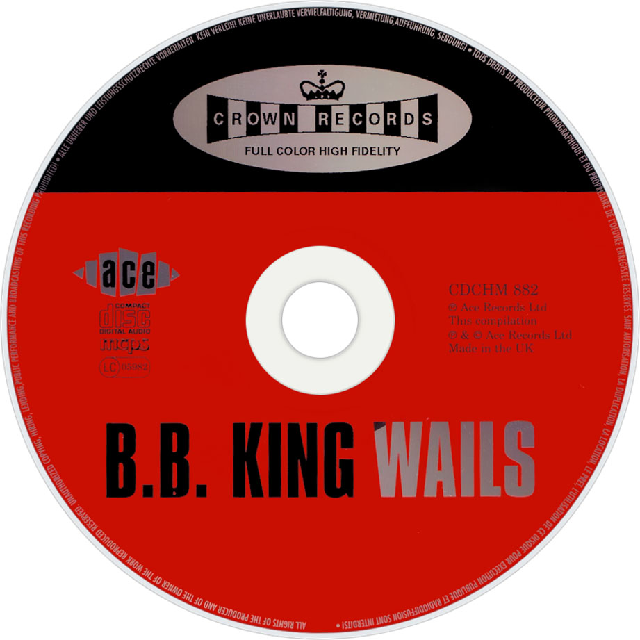 Cartula Cd de B.b. King - B.b. King Wails