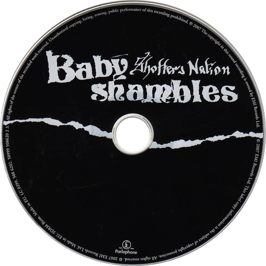 Cartula Cd de Babyshambles - Shotter's Nation