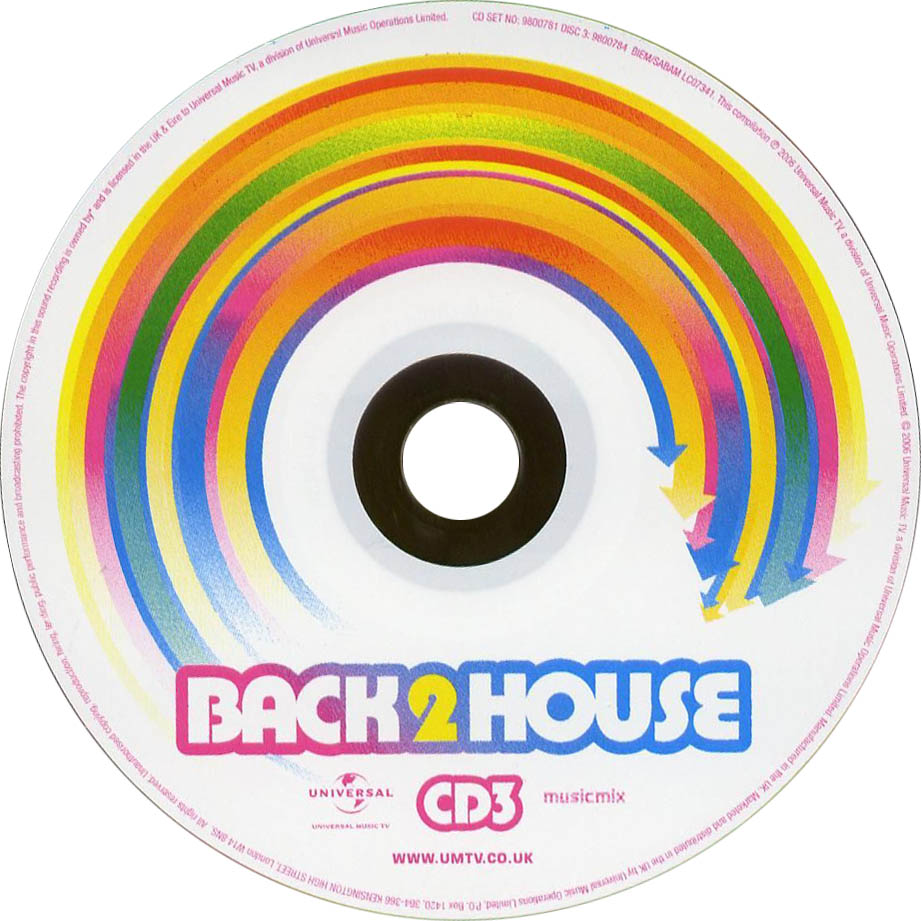 Cartula Cd3 de Back 2 House The Very Best Of 90's Club Classics