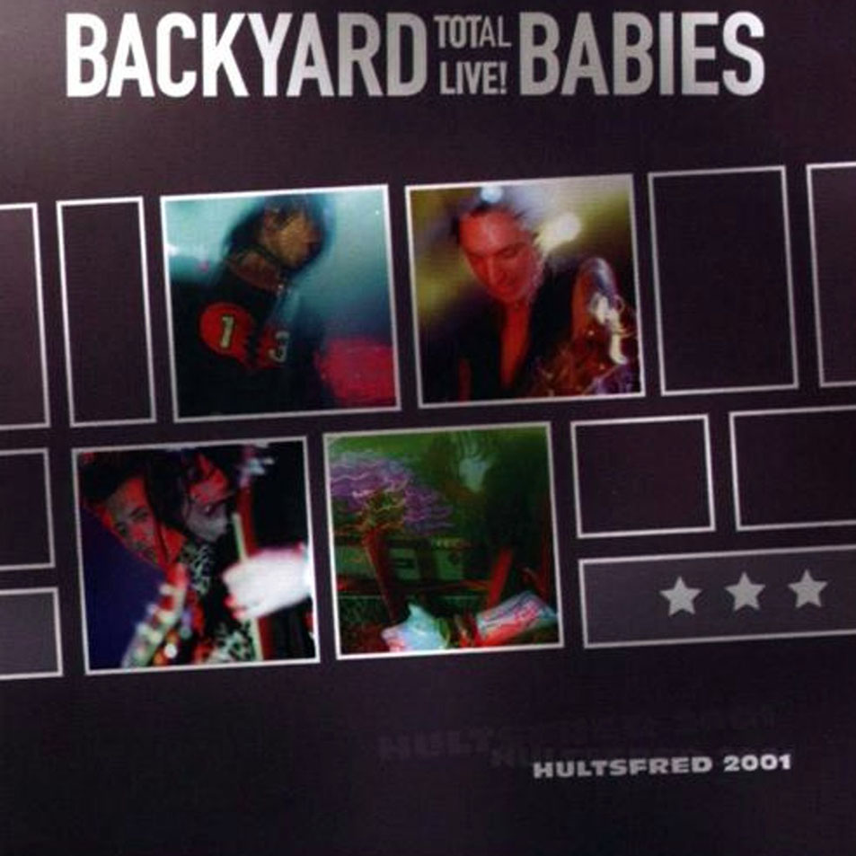 Cartula Frontal de Backyard Babies - Total Live