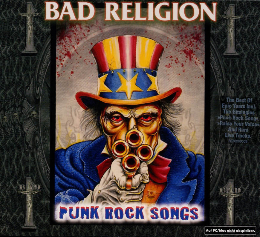 Cartula Frontal de Bad Religion - Punk Rock Songs (The Epic Years)