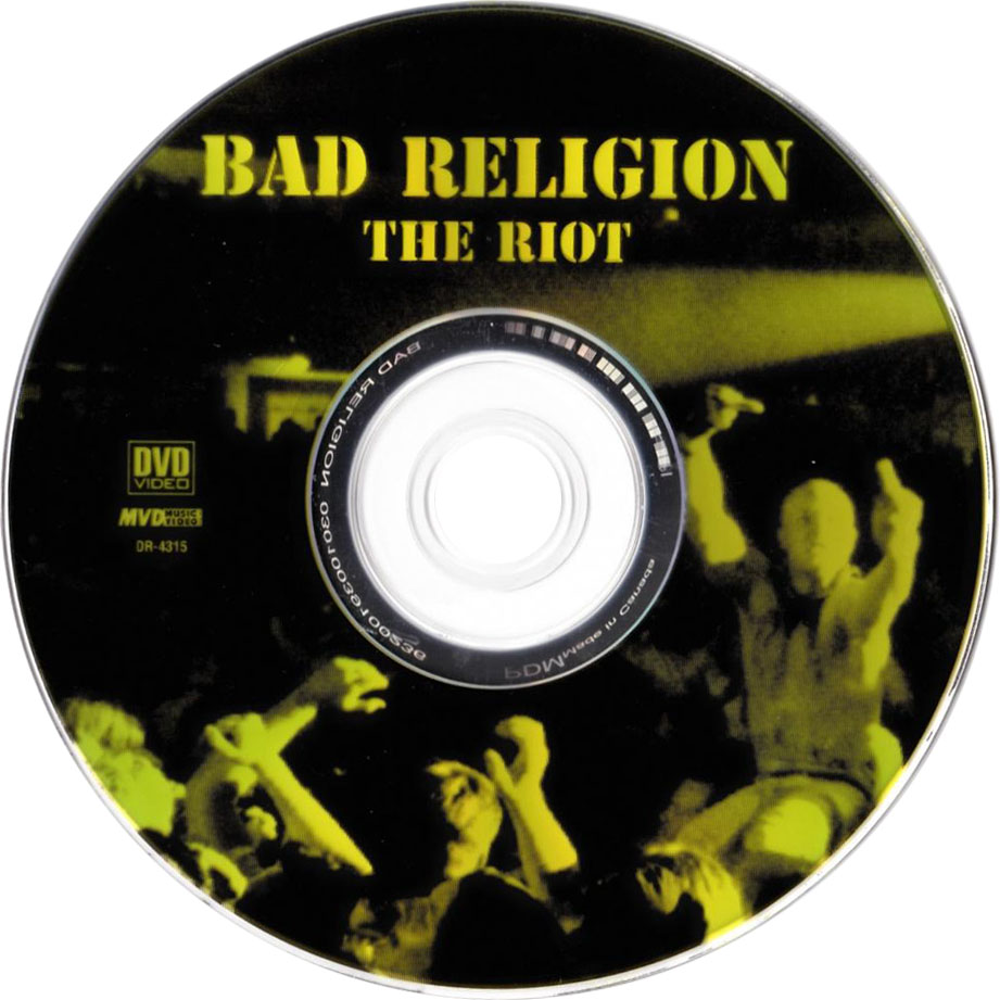 Cartula Cd de Bad Religion - The Riot (Dvd)