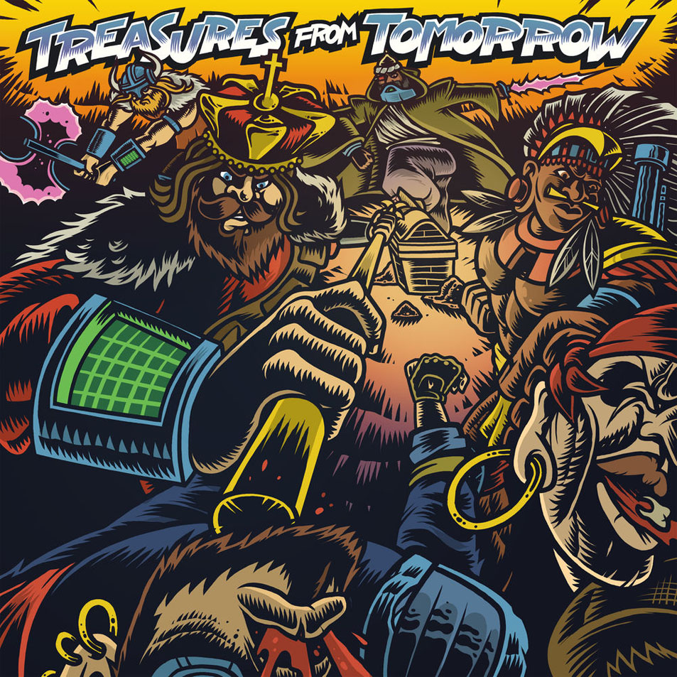 Cartula Frontal de Bad Royale - Treasures From Tomorrow (Cd Single)